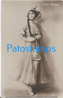 228437 ARTIST HANNI WEISSE GERMANY ACTRESS SILENT MUTE POSTAL POSTCARD - Entertainers