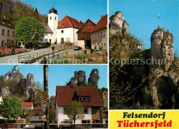73214271 Tuechersfeld Teilansichten Felsendorf Fraenkische Schweiz Tuechersfeld - Pottenstein