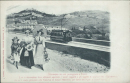 Cs173 Cartolina Fiesole Ritornando Da Una Passeggiata Tram Firenze - Firenze (Florence)