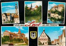 73214232 Lauf Pegnitz Altstadt Kirche Alte Stadtmauer Wenzelschloss Lauf Pegnitz - Lauf