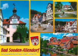 73214209 Bad Sooden-Allendorf Torbogen Marktplatz Altstadt Fachwerkhaeuser Parti - Bad Sooden-Allendorf