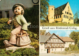 73214197 Roedental Wanderbursch Hummelfiguren Schloss Rosenau Happachsmuehle Roe - Sonstige & Ohne Zuordnung