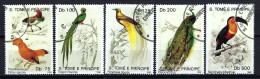 S. TOME E PRINCIPE Komplettsatz Mi-Nr. 1353 - 1357 Tropische Vögel Gestempelt - Siehe Bild - Sao Tomé Y Príncipe