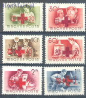 Hungary 1957 Mi 1482-1487 MNH  (ZE4 HNG1482-1487) - Médecine