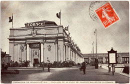 BRUXELLES - Exposition De 1910 - Pavillon De La Ville De Paris Et Halles De La France - - Mostre Universali
