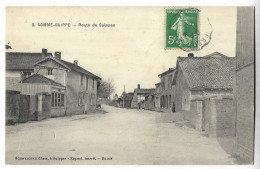 CPA 51 SOMME-SUIPPE Route De Suippes - Autres & Non Classés