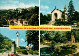 73214133 Schoenberg Bensheim Schloss Kirche Schlosspark Schoenberg Bensheim - Bensheim