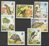 Seychelles  2004  Surcharges,Animals,Birds,Flowers Set  MNH - Other & Unclassified