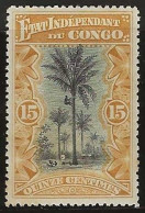 Congo   .   OBP    .    20  .    *      .  Ongebruikt Met Gom  .   /   .   Neuf Avec Gomme - 1884-1894