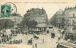 31 - Toulouse - Carrefour De La Rue Alsace Lorraine Et Du Boulevard De Strasbourg - Animée - Tramway - CPA - Voir Scans  - Toulouse