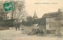 60 - Croissy Sur Celle - L'Abreuvoir - Chevaux - Animé - CPA - Voir Scans Recto-Verso - Altri & Non Classificati