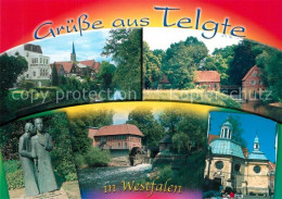 73214071 Telgte Warendorf Teilansichten Muehle Plastik Kirche Telgte Warendorf - Altri & Non Classificati