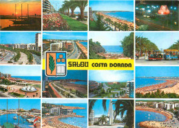 Espagne - Espana - Cataluna - Salou - Costa Dorada - Multivues - Blasons - CPM - Voir Scans Recto-Verso - Tarragona