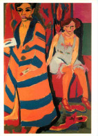 Art - Peinture - Ernst Ludwig Kirchner - Selfportrait With A Modeï - CPM - Carte Neuve - Voir Scans Recto-Verso - Pittura & Quadri