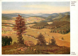 Art - Peinture - Georg Gunther - Deutsches Mittelgebirge - CPM - Voir Scans Recto-Verso - Paintings