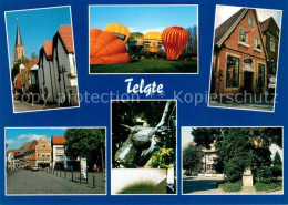 73214070 Telgte Warendorf Kirche Heissluftballons Ortsansichten Pferdeplastik Te - Sonstige & Ohne Zuordnung