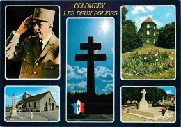 52 - Colombey Les Deux Eglises - Multivues - Portrait Du Général De Gaulle - Mémorial Du Général De Gaulle - Croix De Lo - Colombey Les Deux Eglises