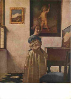 Art - Peinture - Johannes Vermeer Dit Jan Vermeer De Delft - Lady At The Virginals - Carte Neuve - CPM - Voir Scans Rect - Malerei & Gemälde