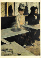 Art - Peinture - Edgar Degas - Au Café Dit L'Absinthe - CPM - Voir Scans Recto-Verso - Schilderijen