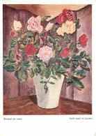 Art - Peinture - Madeleine Jars - Bouquet De Roses - CPM - Voir Scans Recto-Verso - Malerei & Gemälde