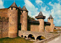 11 - Carcassonne - La Cité Médiévale - L'entrée Du Château Comtal - CPM - Voir Scans Recto-Verso - Carcassonne