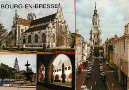 01 - Bourg En Bresse - Multivues - Automobiles - Flamme Postale - CPM - Voir Scans Recto-Verso  - Sonstige & Ohne Zuordnung