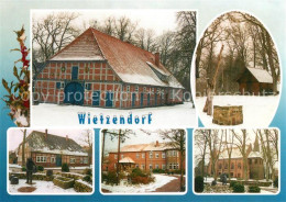 73214026 Wietzendorf Peetshof Mit Ziehbrunnen Plastik Der Imker Rathaus St Jakob - Altri & Non Classificati