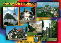 73214007 Arnsberg Westfalen Stadtkapelle Zur Krim Teilansicht Alter Markt Schlos - Arnsberg