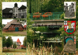 73213969 Sottrum Rotenburg Wuemme Rathaus Scheune Kirche Bruecke Skulptur Sottru - Autres & Non Classés