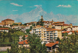 Saluzzo Panorama Con Sfondo Monviso - Autres & Non Classés