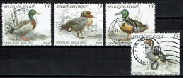 België 1989 OBP 2332/2335 - Y&T 2332/35 - Natuur, Nature, Fauna, Eenden, Canards, Ducks - Gebruikt