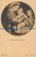 R045139 Postcard. Madonna Della Seggiola. Raffaello Senzio - Welt