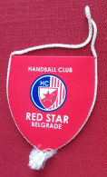 Pennant Handball Club CRVENA ZVEZDA Serbia Size 11x14cm - Palla A Mano