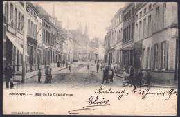 +++ CPA - ANTOING - Bas De La Grand' Rue - Carte Animée - 1901  // - Antoing