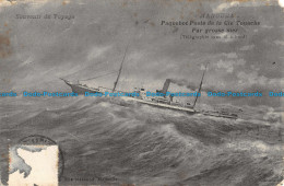 R044321 Manouba. Paquebot Poste De La Gie Touache Par Grosse Mer. 1913 - World