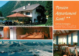 73209243 Antholz Niedertal Pension Appartement Santl Winterpanorama Alpen Fliege - Otros & Sin Clasificación