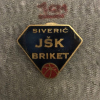 Badge Pin ZN007425 - Football Soccer Yugoslavia Croatia Hrvatska JSK Briket Siveric - Fussball