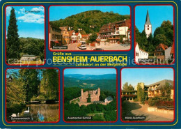 73203445 Auerbach Bergstrasse Fuerstenlager Schwanenteich Bachgasse Bergkirche K - Bensheim