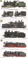 1 Calendars Models Of Steam Locomotives 2016, 2 Calendars Models Of Steam Locomotives 2017, Czech Rep, - Tamaño Pequeño : 2001-...