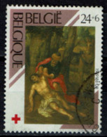 België 1989 OBP 2314 - Y&T 2314 - Croix Rouge, Red Cross - Schilderij, Painting, Tableau - Bonne Valeur - Usati