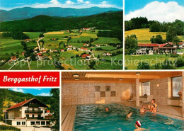 73202180 Asbach Drachselsried Berggasthof Fritz Hallenbad Bayerischer Wald Flieg - Andere & Zonder Classificatie