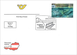 Austria Österreich L'Autriche 2024 Europa CEPT Underwater Flora And Fauna Stamp FDC - 2024