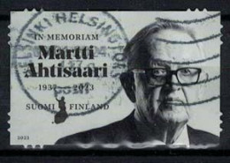 2023 Finland, Martti Ahtisaari President And Nobel Peace Price Winner Used. - Used Stamps