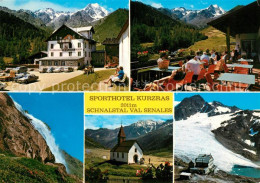 73195981 Kurzras Schnals Sporthotel Gletscher Kirche Wasserfall Kurzras Schnals - Andere & Zonder Classificatie
