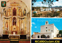 73195563 Ibiza Islas Baleares Iglesia San Jose Retable Y Exteriores Ibiza Islas  - Sonstige & Ohne Zuordnung