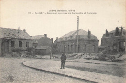 59 GUERRE 1914-18 CAUDRY CARREFOUR RUES BONNEVILLE ET NATIONALE - 509 - Caudry