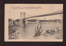 CPA - 07 - Tournon - Passerelle Marc Seguin, Sur Le Rhône - Circulée - Tournon