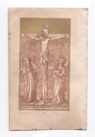 Crucifixion, Jésus En Croix, Vierge Marie Et Saint Marie-Madeleine, éd. Sté St Augustin N° 44 - Devotieprenten