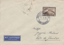 D,Dt.Reich Mi.Nr. 498 Zeppelin Mit Aufdr. Chicagofahrt (4 RM) - Unused Stamps