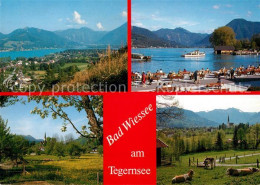 73179070 Bad Wiessee Alpenpanorama Uferpromenade Landschaftspanorama Bad Wiessee - Bad Wiessee